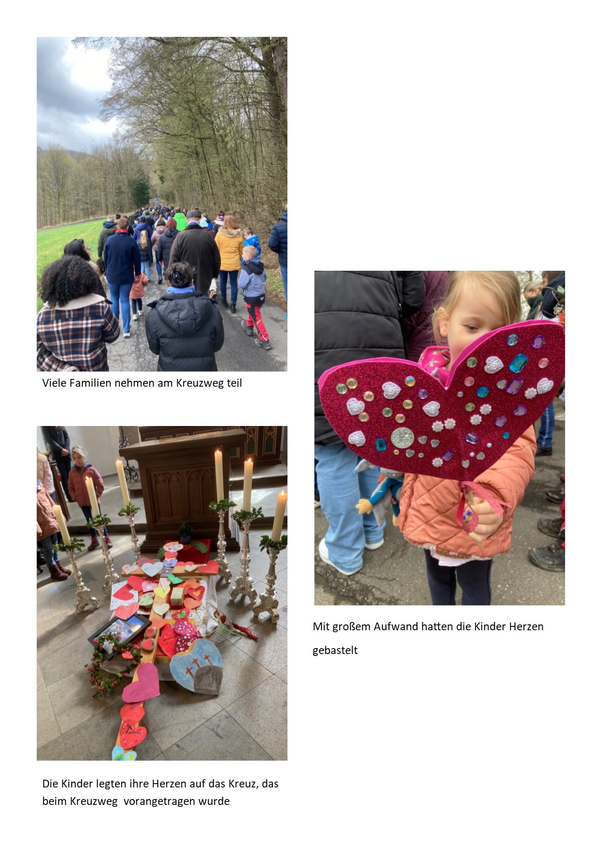 Bilder vom Familienkreuzweg 2026