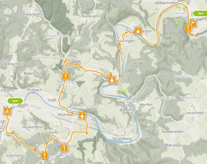 Karte Fahrradkreuzweg 21.03.2026