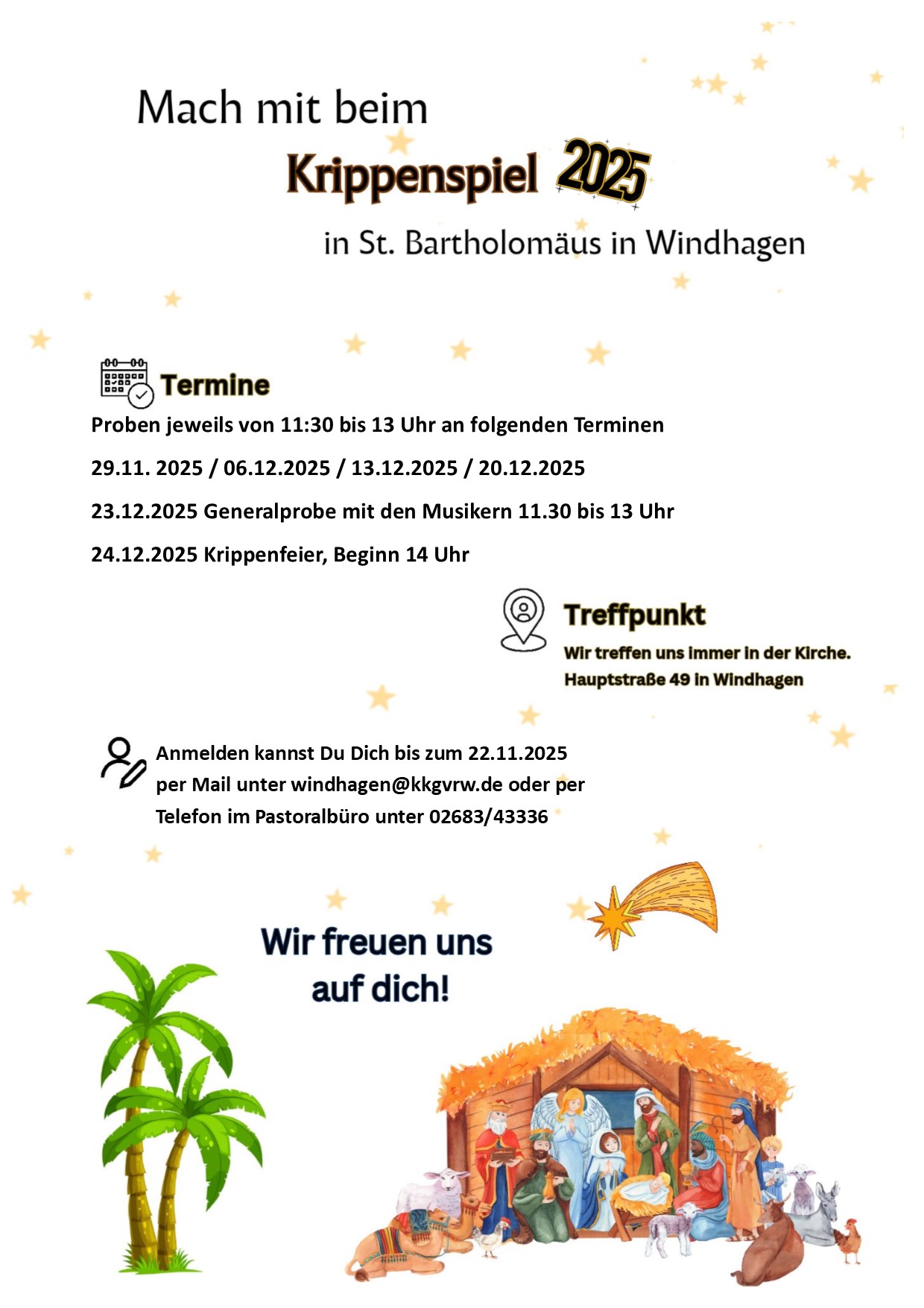 Krippenspiel 2025 Windhagen