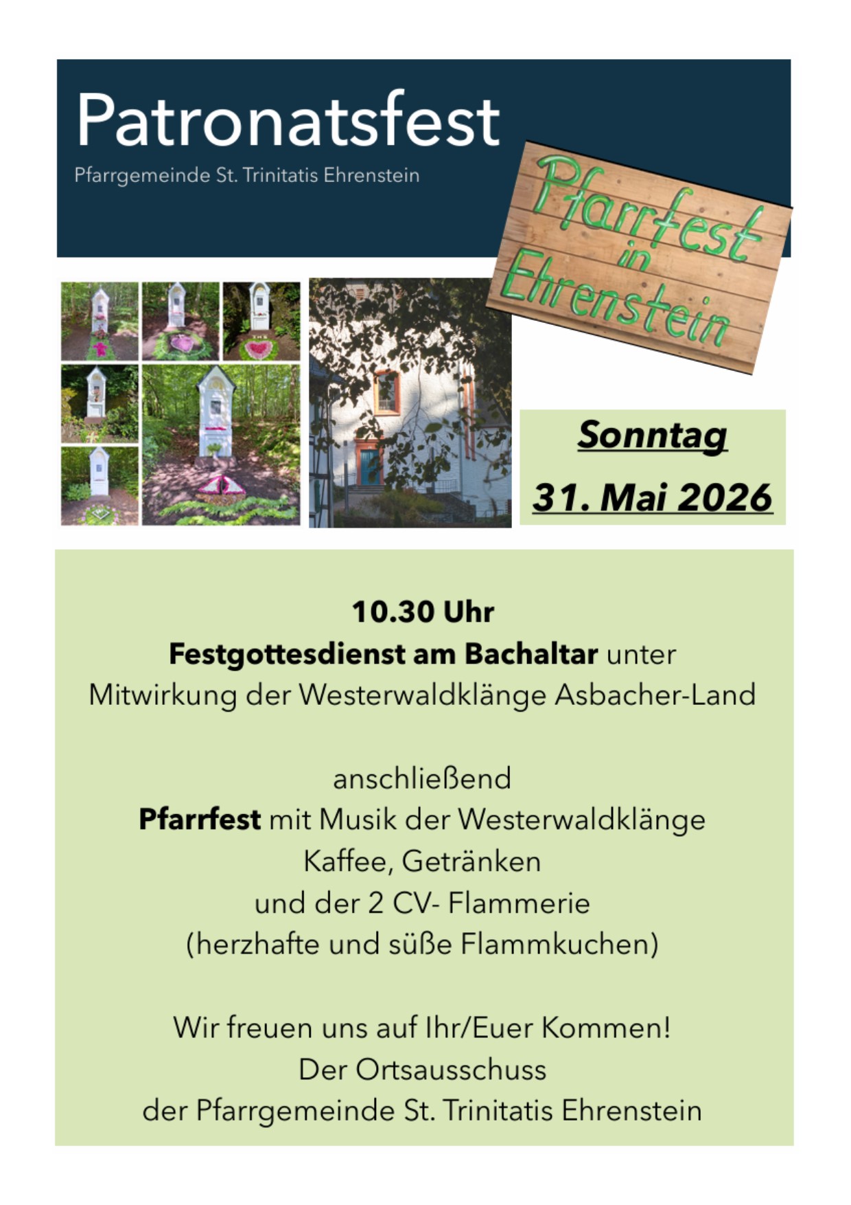 Patronatsfest Ehrenstein 2026