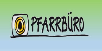 Pfarrbüro Schriftzug