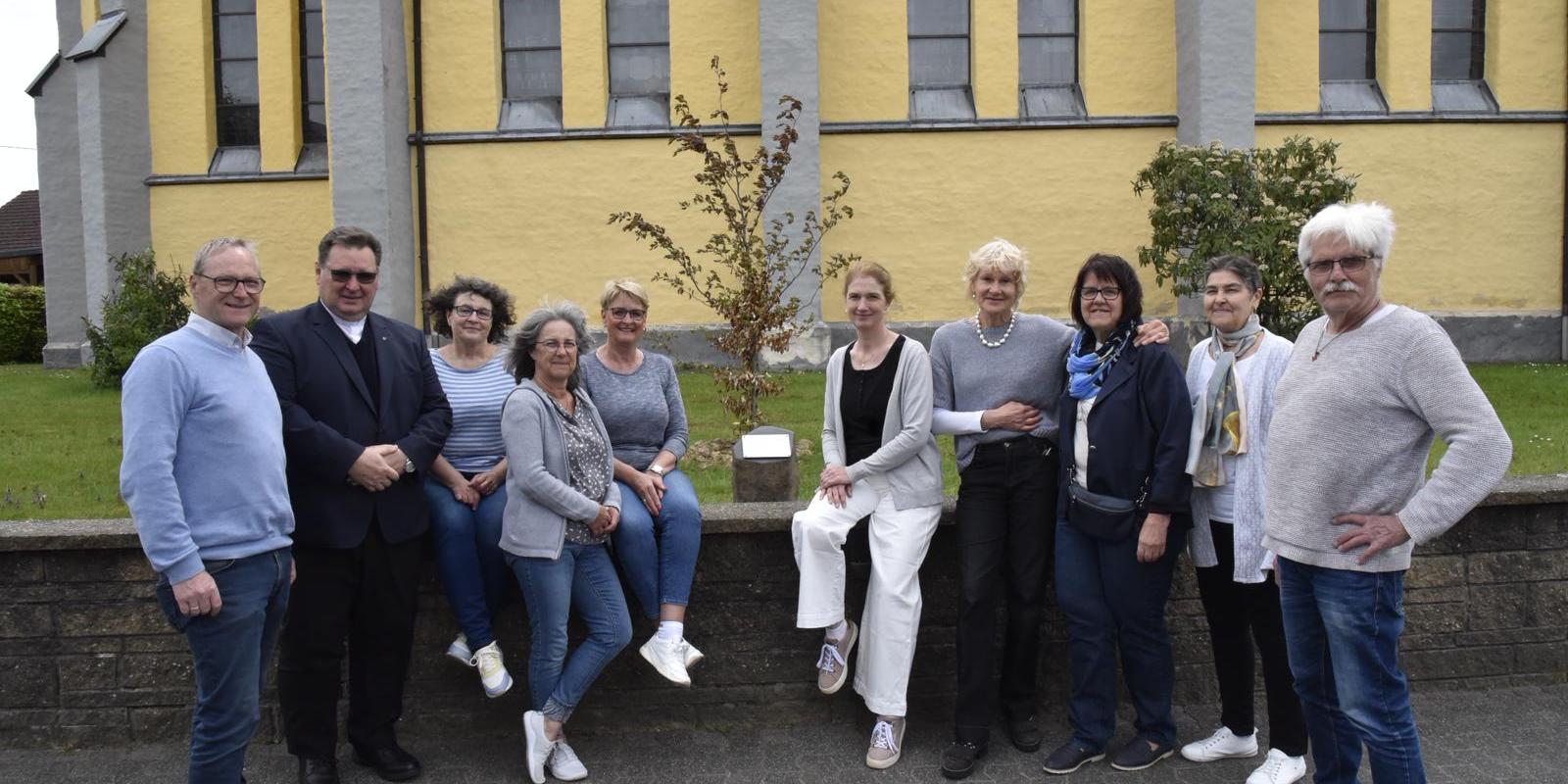 Pflanzaktion Purpurbche - Gruppenbild