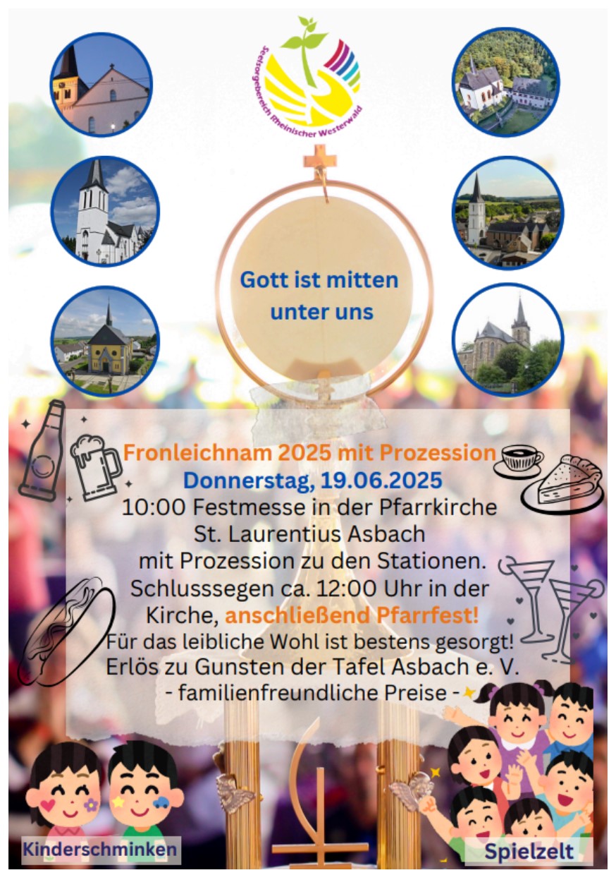 Plakat Fronleichnam 2025