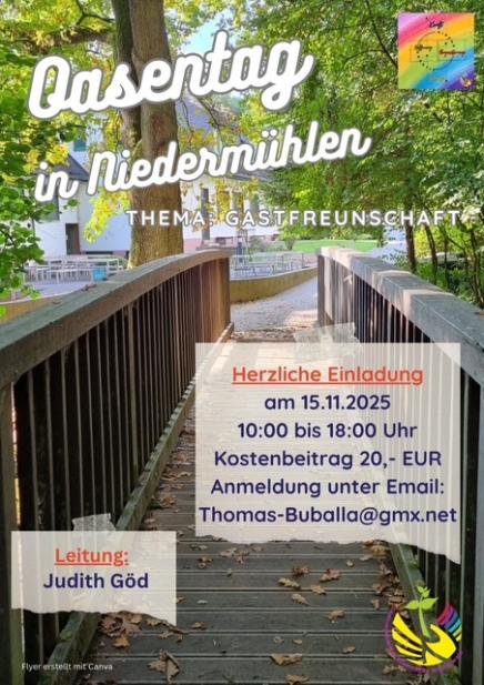Plakat Oasentag 2025