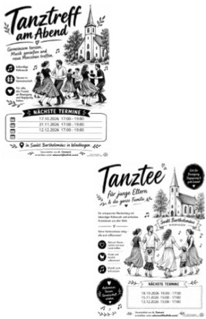 Plakat beider Tanztreffs